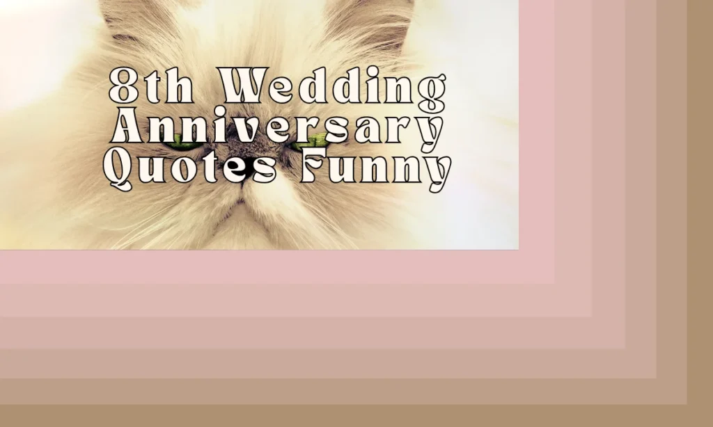 8th Wedding Anniversary Quotes Funny