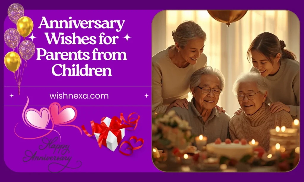 Anniversary Wishes for Parents from Children