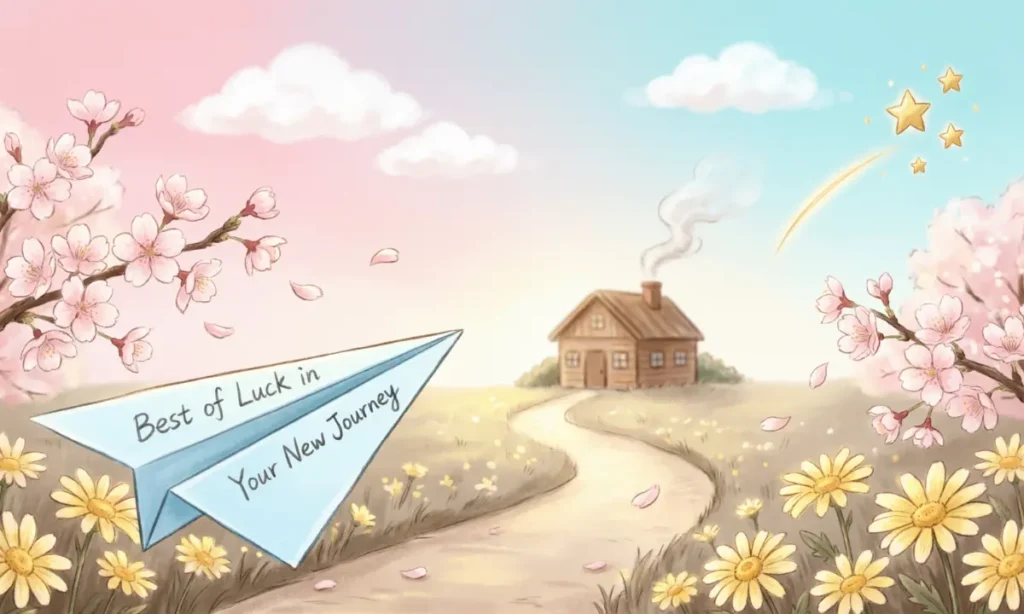 Best of Luck in Your New Journey Messages for a Friend