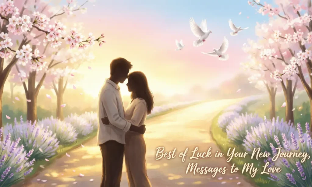 Best of Luck in Your New Journey Messages to My Love