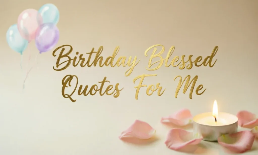 Birthday Blessed Quotes For Me