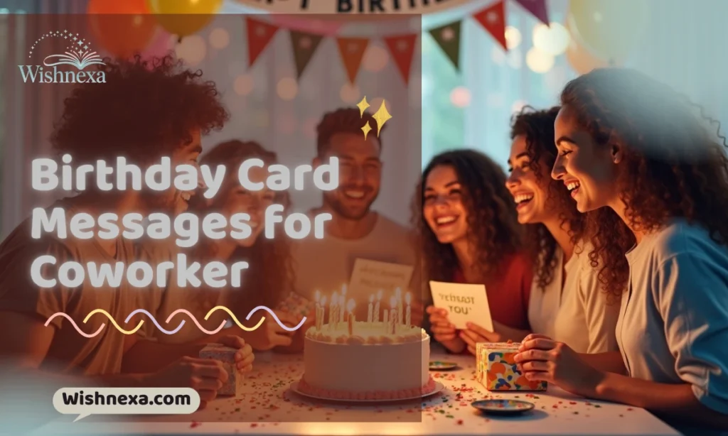 Birthday Card Messages for Coworker