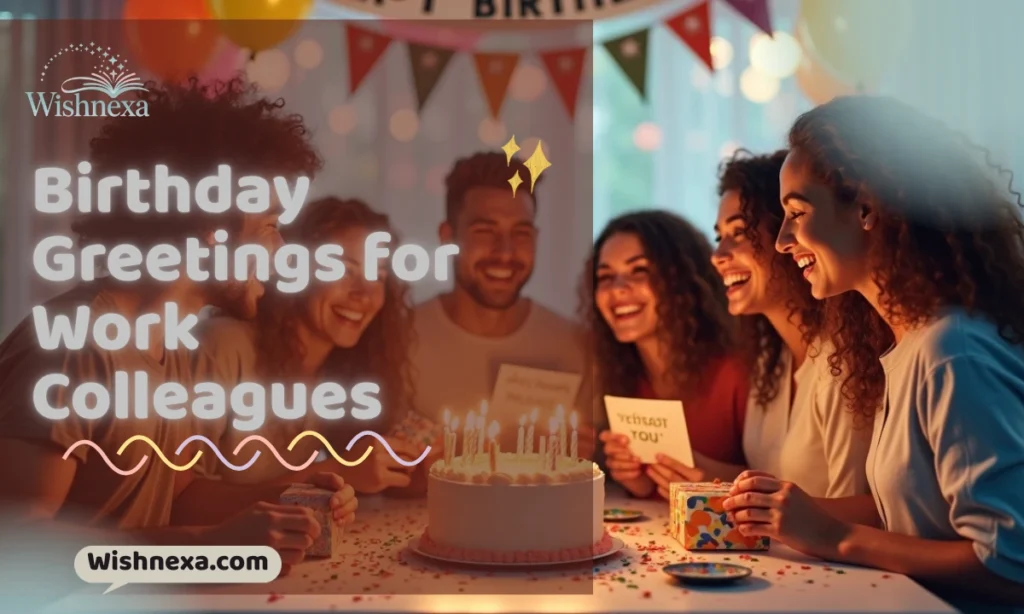 Birthday Greetings for Work Colleagues