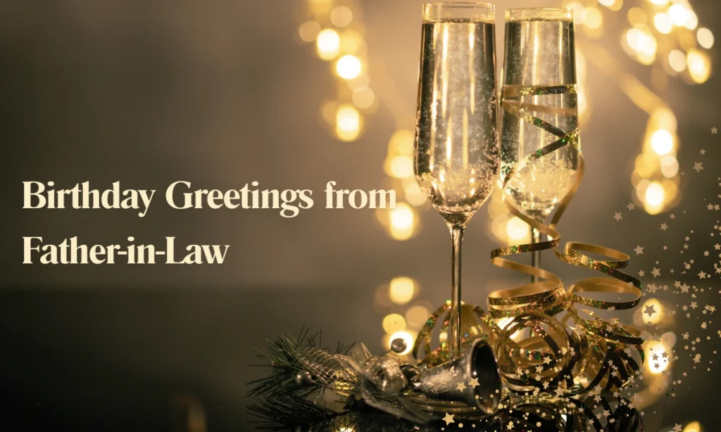 Birthday Greetings from Father-in-Law