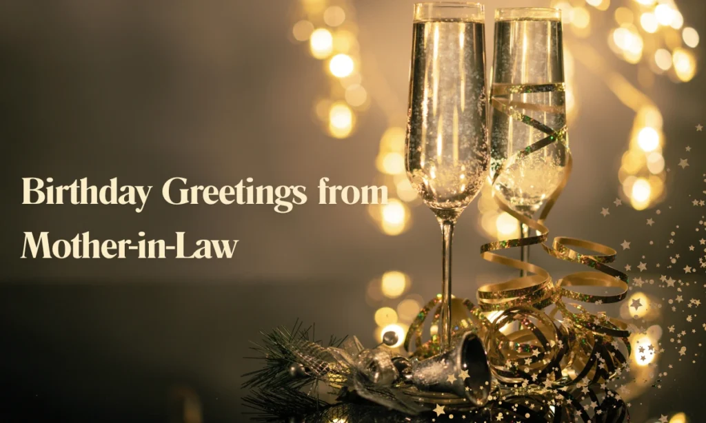 Birthday Greetings from Mother-in-Law