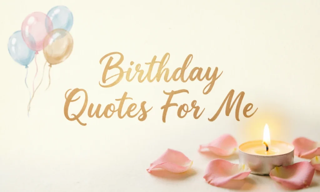Birthday Quotes For Me