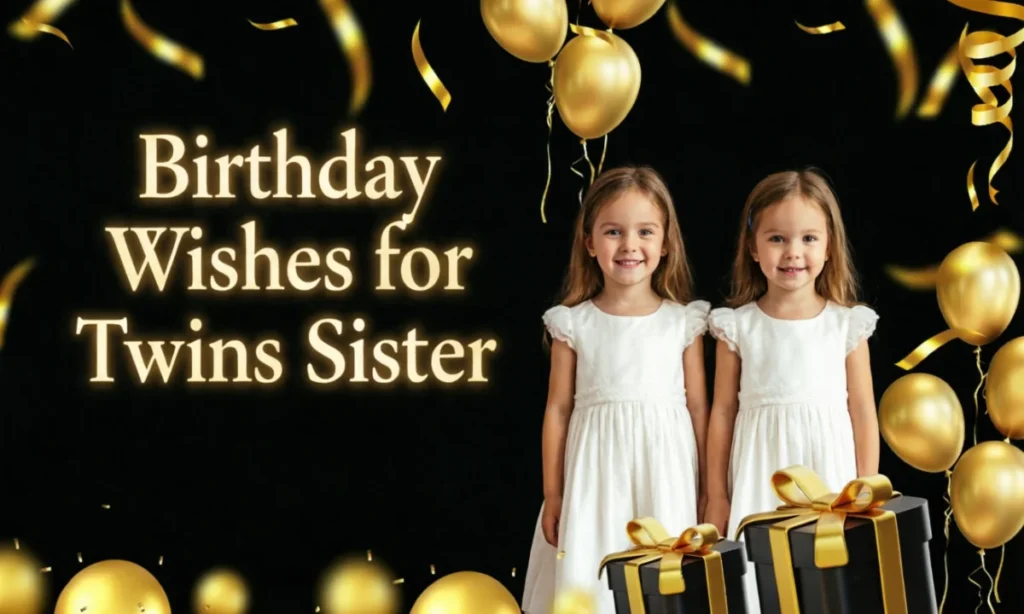 Birthday Wishes for Twins Sister