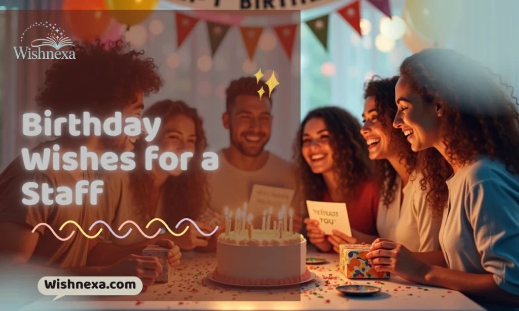 Birthday Wishes for a Staff