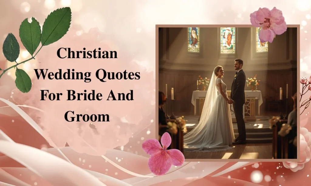 Christian Wedding Quotes For Bride And Groom