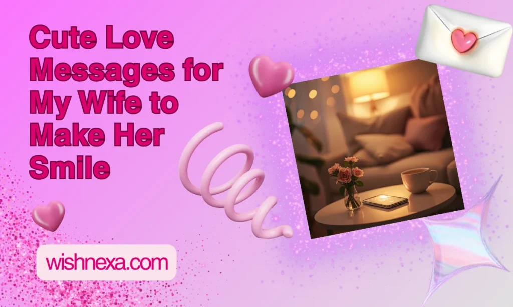 Cute Love Messages for My Wife to Make Her Smile