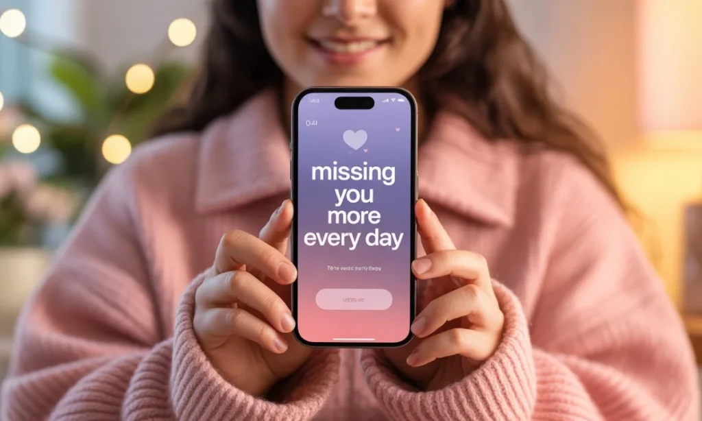 Cute Messages to Let Her Know You Miss Her