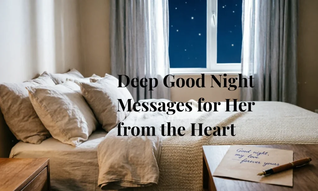 Deep Good Night Messages for Her from the Heart