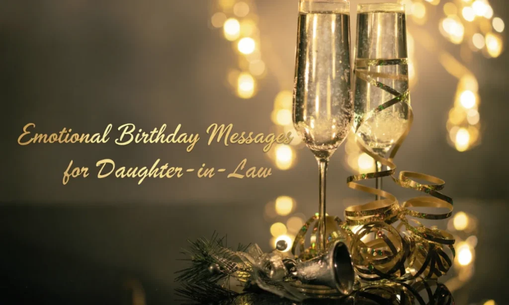 Emotional Birthday Messages for Daughter-in-Law