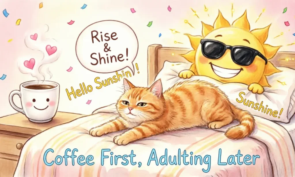 Funny and Lighthearted Good Morning Messages