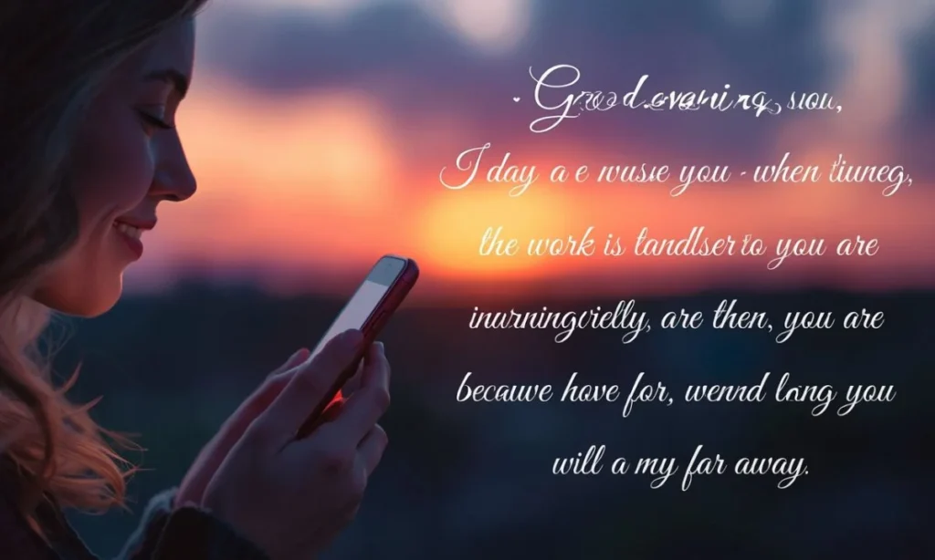 Good Evening Message To My Love Far Away