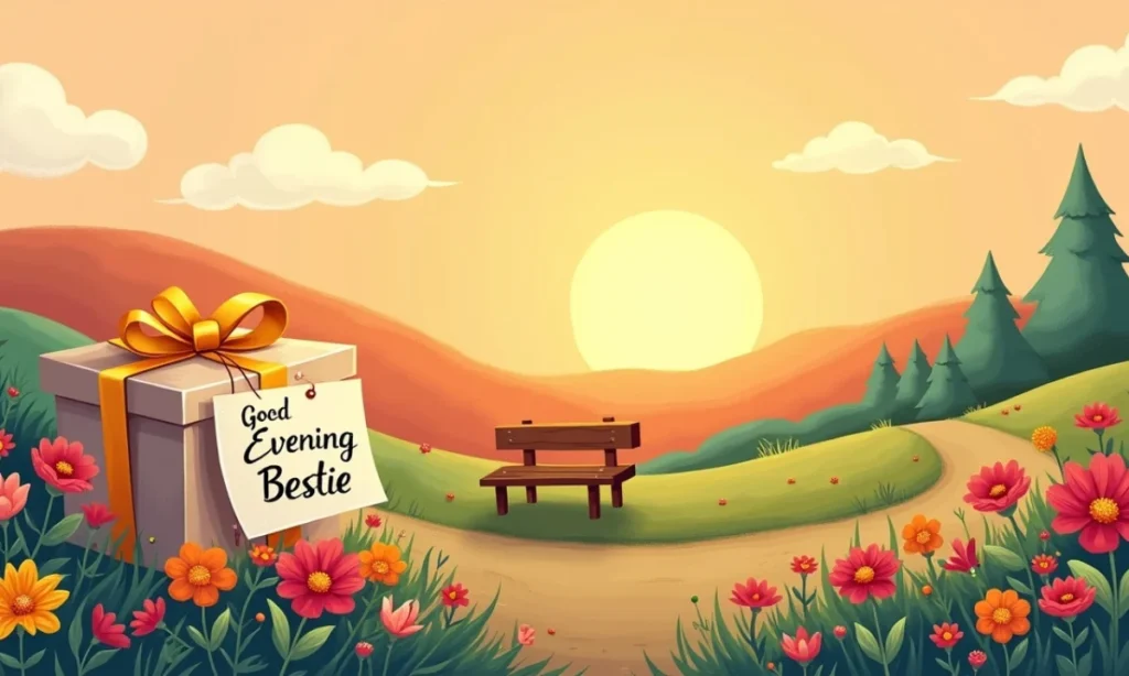 Good Evening Message to Make Your Best Friend Smile