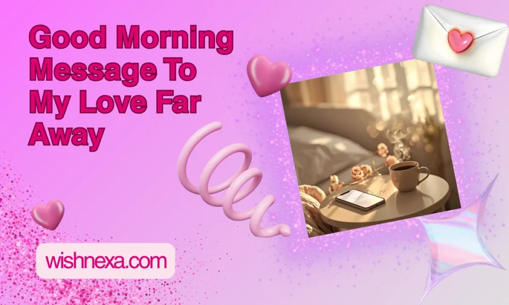 Good Morning Message To My Love Far Away