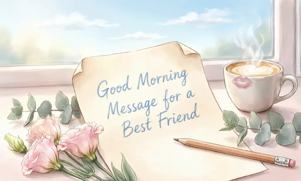 Good Morning Message for a Best Friend