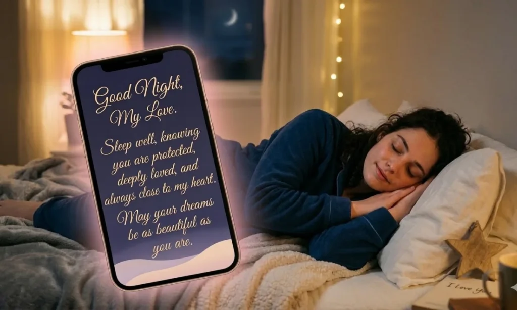 Good Night Wishes for Her to Feel Secure and Loved