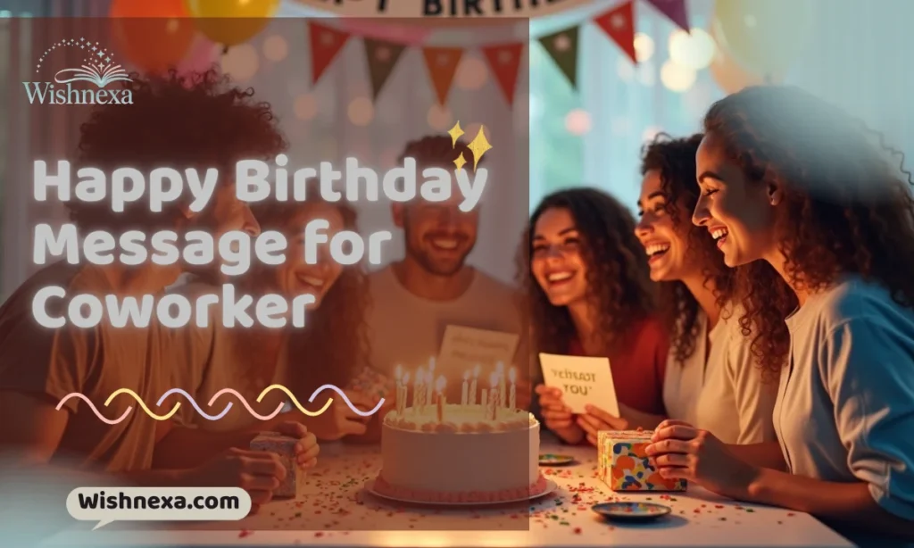 Happy Birthday Message for Coworker