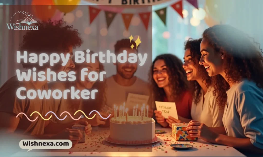 Happy Birthday Wishes for Coworker