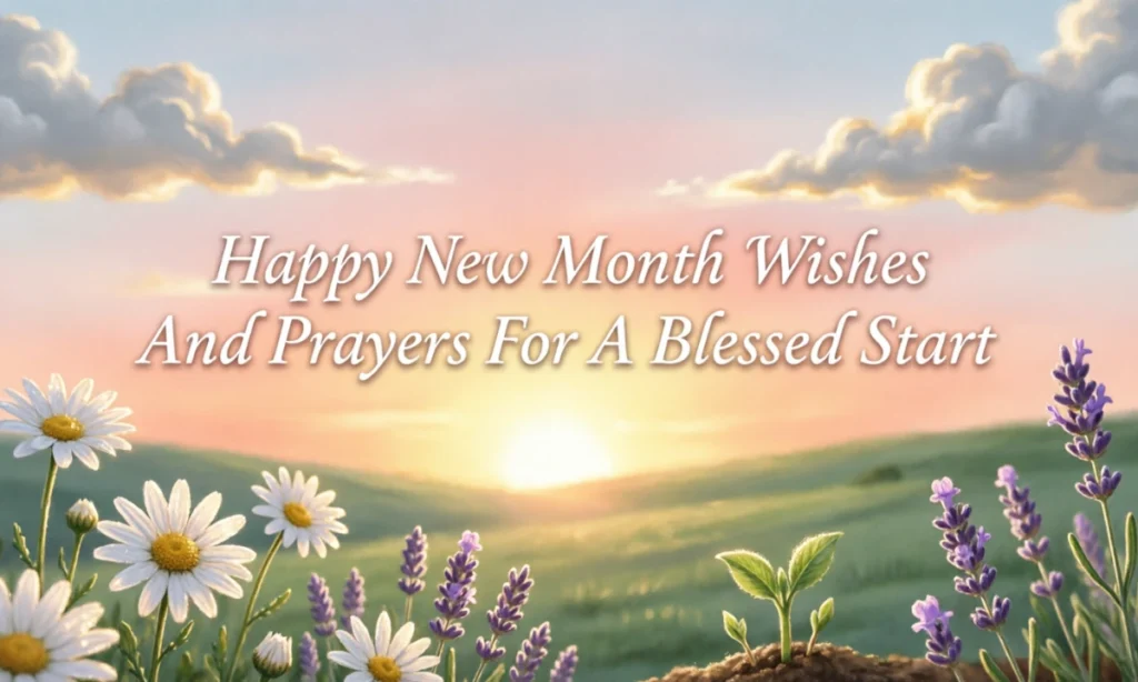 Happy New Month Wishes And Prayers For A Blessed Start