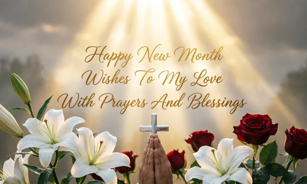 Happy New Month Wishes To My Love With Prayers And Blessings