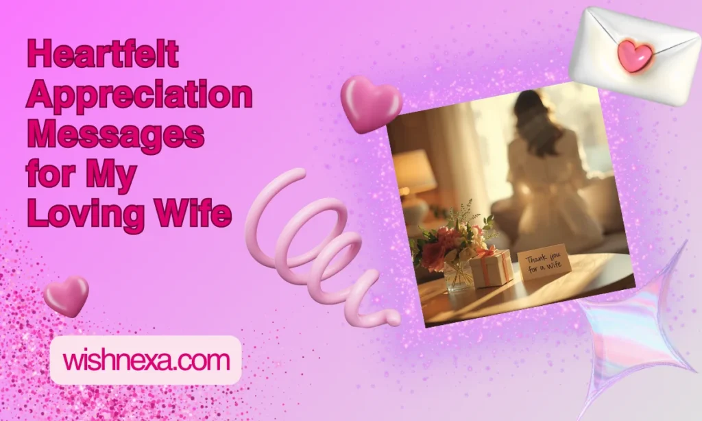 Heartfelt Appreciation Messages for My Loving Wife