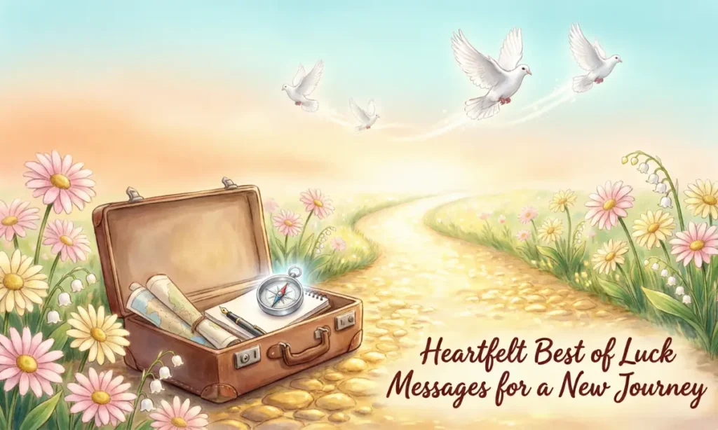 Heartfelt Best of Luck Messages for a New Journey