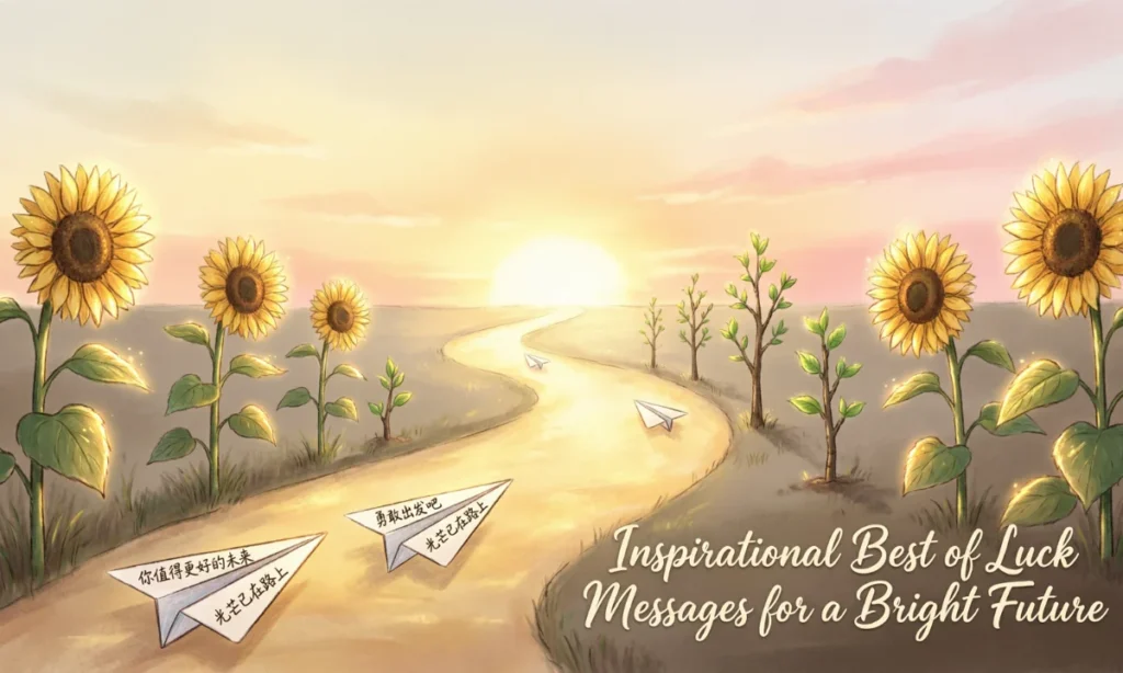 Inspirational Best of Luck Messages for a Bright Future