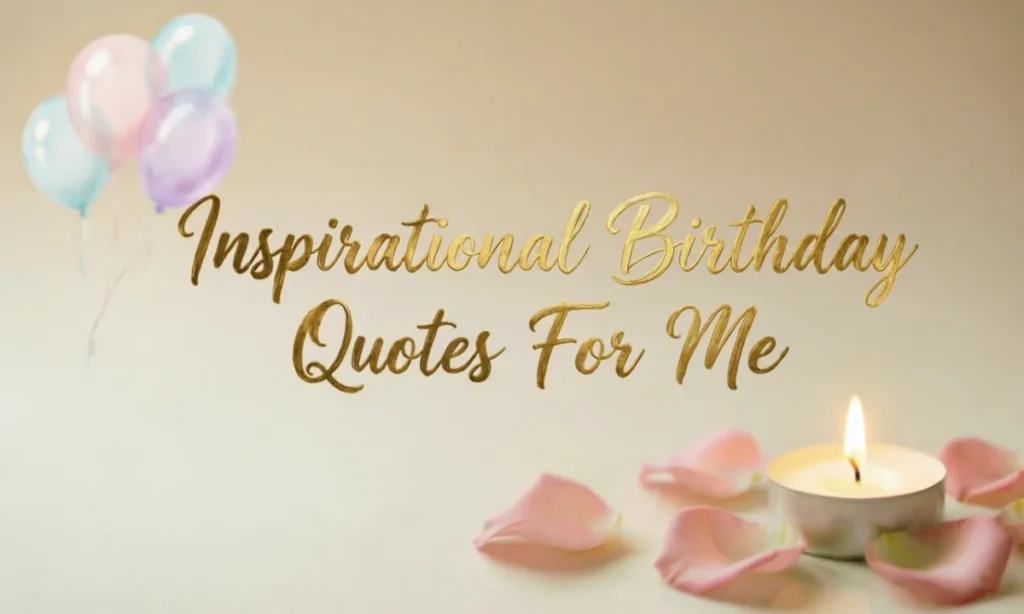 Inspirational Birthday Quotes For Me