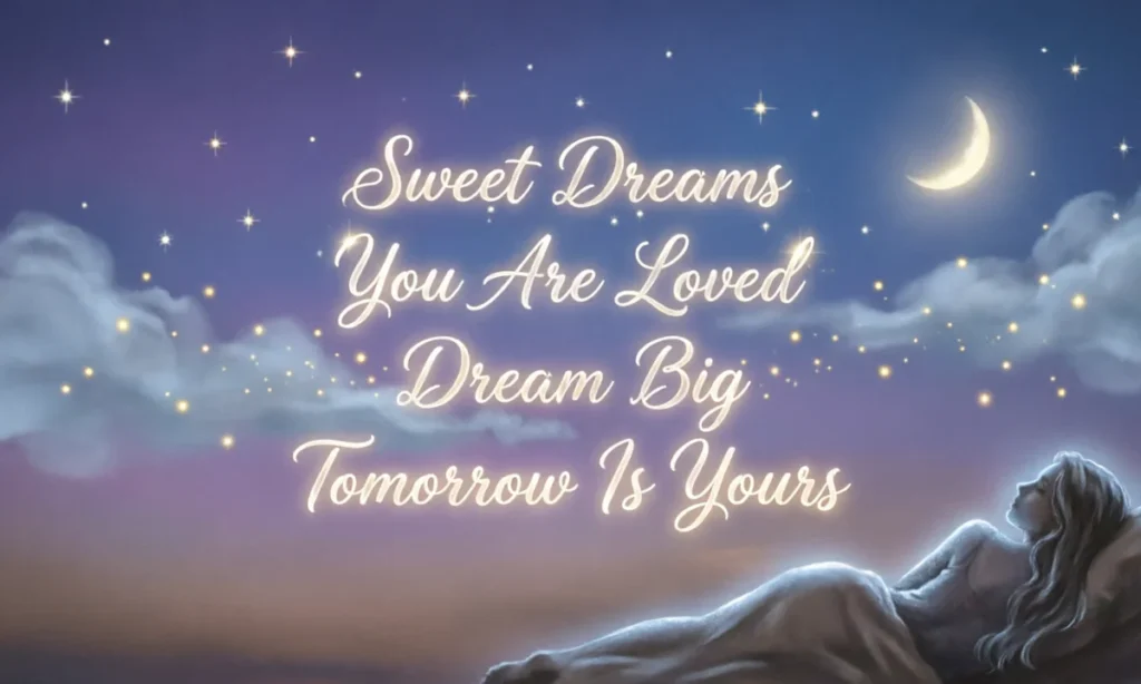 Inspirational Good Night Messages for Her Dreams