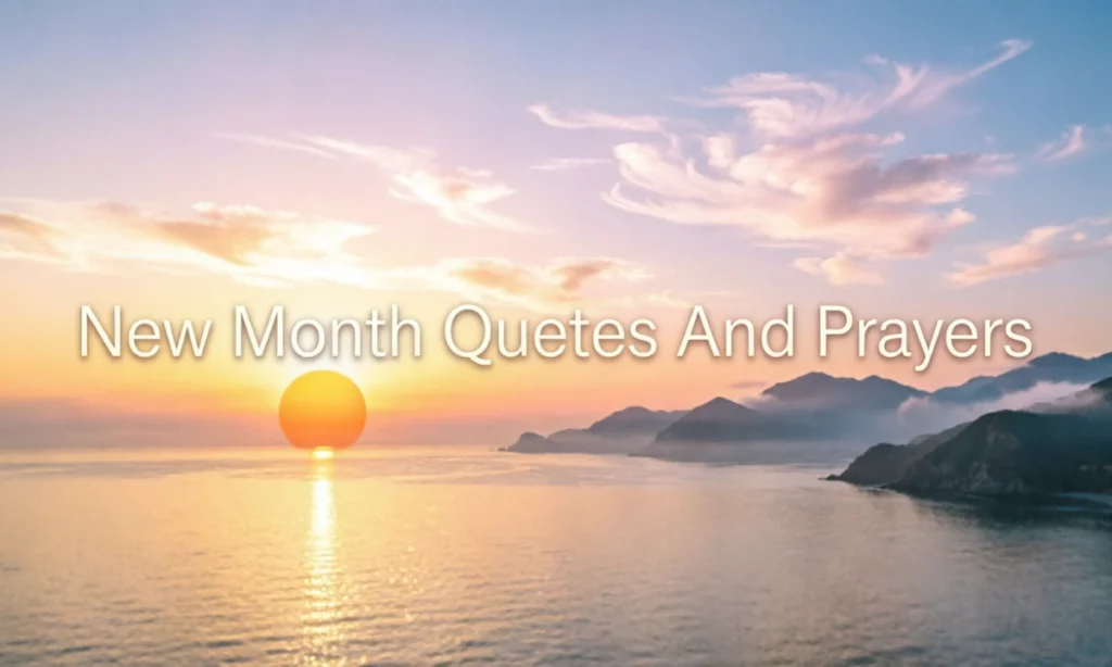 Inspirational New Month Quotes And Prayers