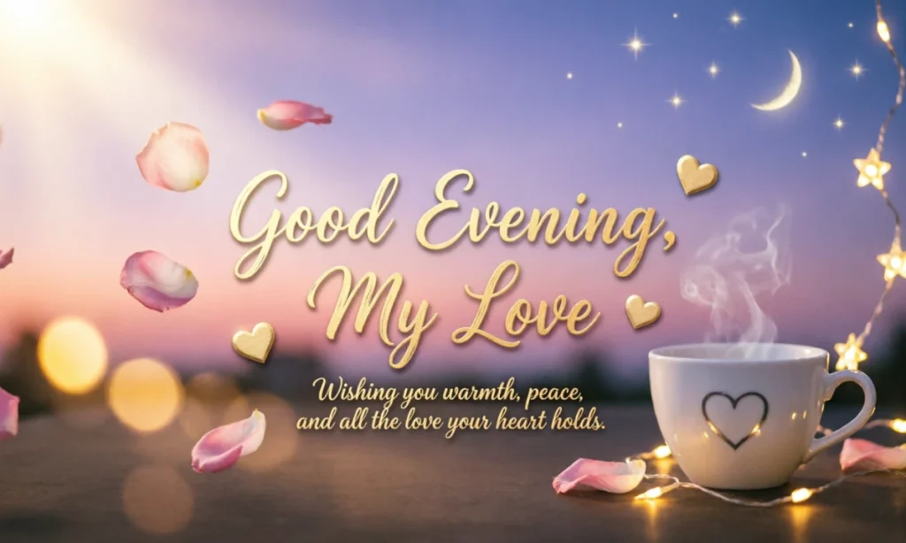 Long Sweet Good Evening Message to Make Her Smile