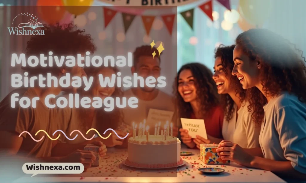 Motivational Birthday Wishes for Colleague
