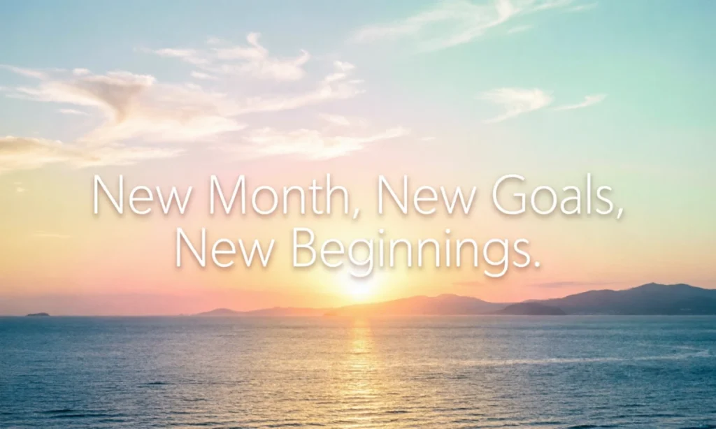 Motivational New Month Quotes