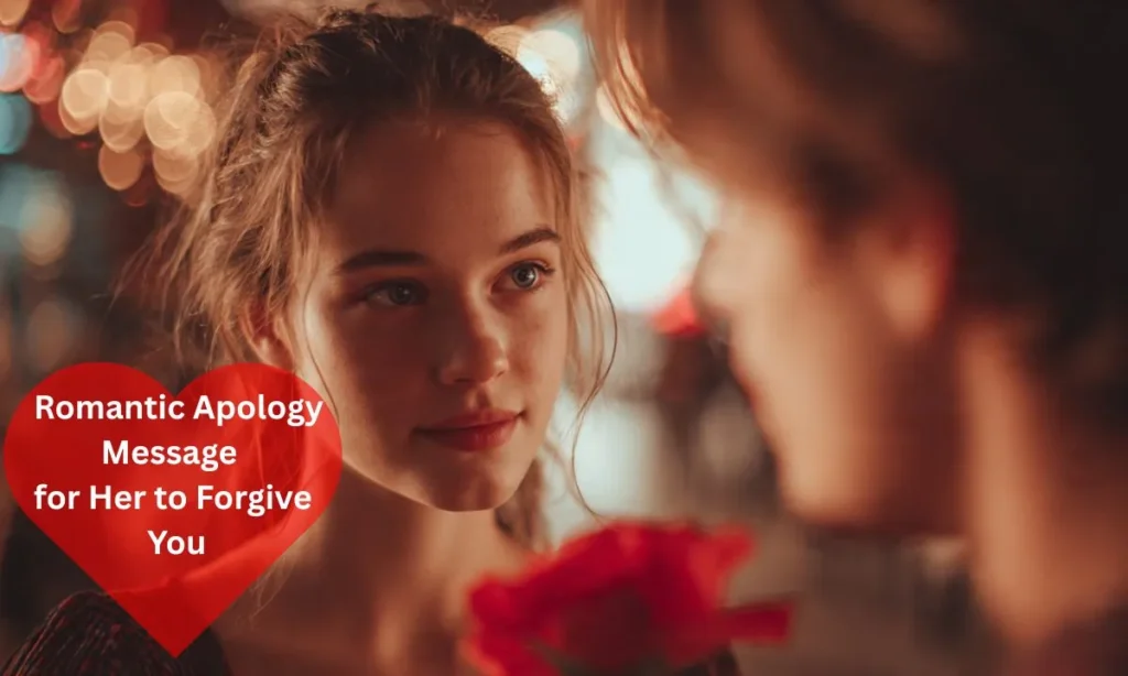 Romantic Apology Message for Her to Forgive You