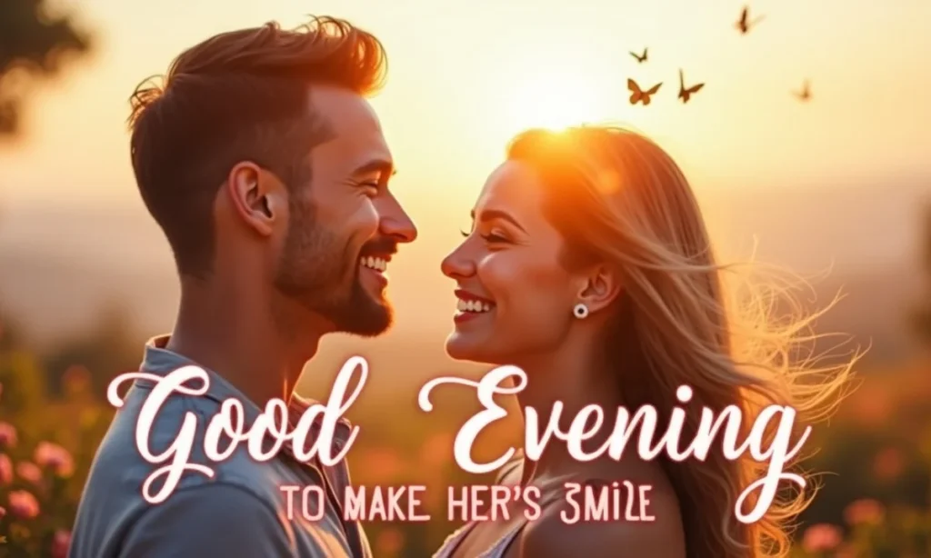 Romantic Good Evening Messages to Make Her Smile