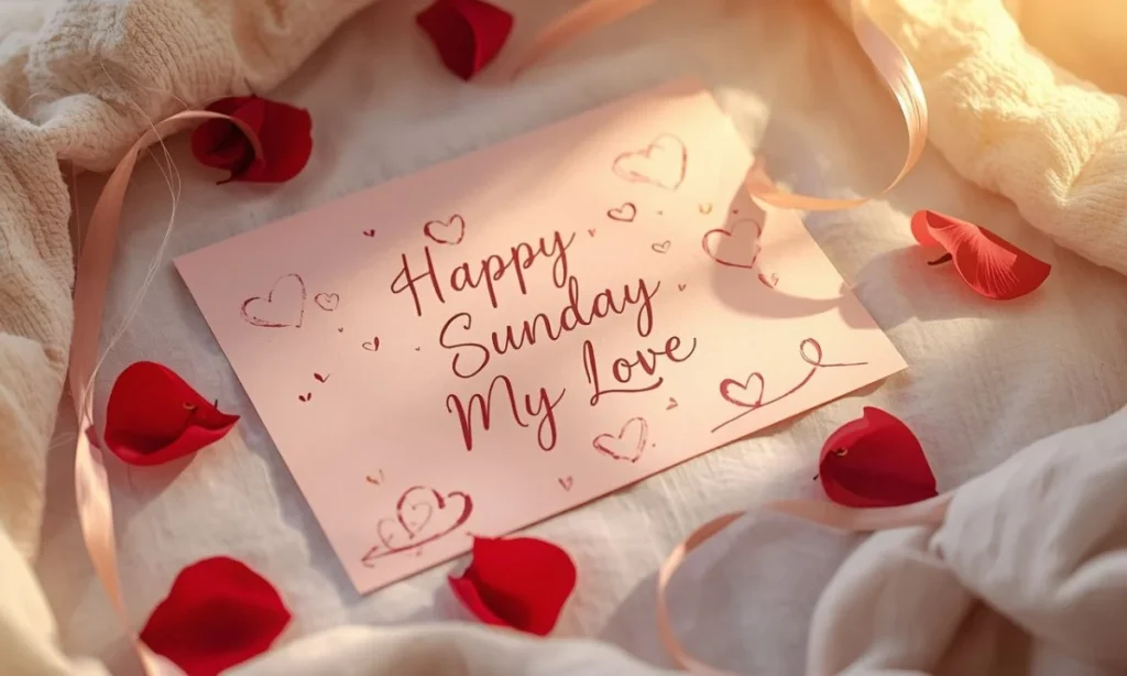 Romantic Sunday Love Message
