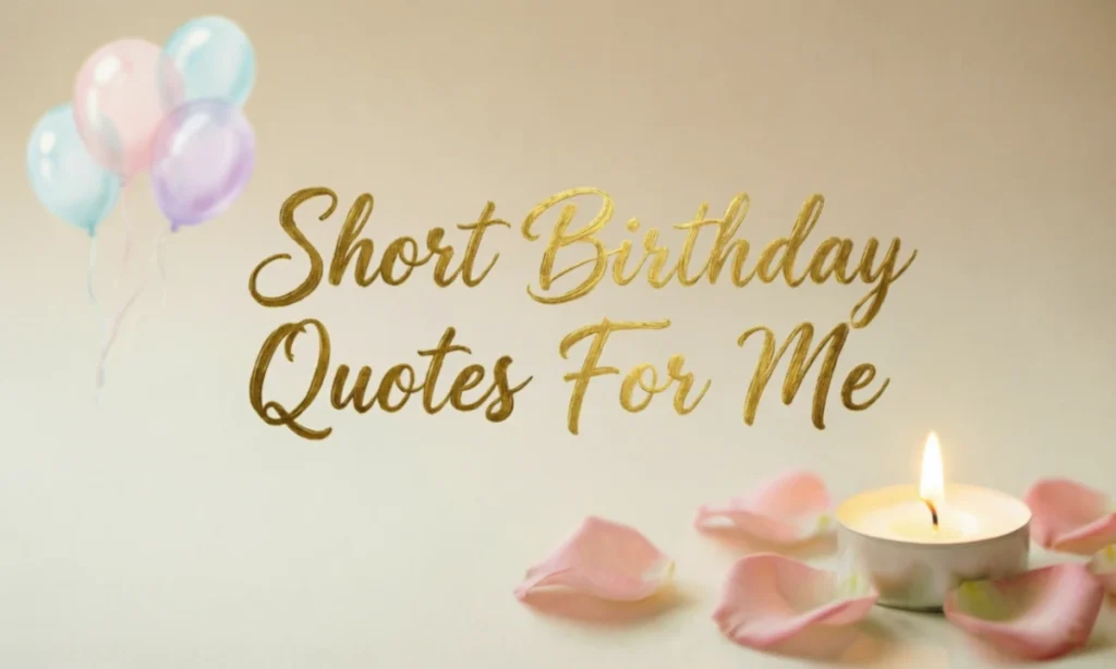 Short Birthday Quotes For Me