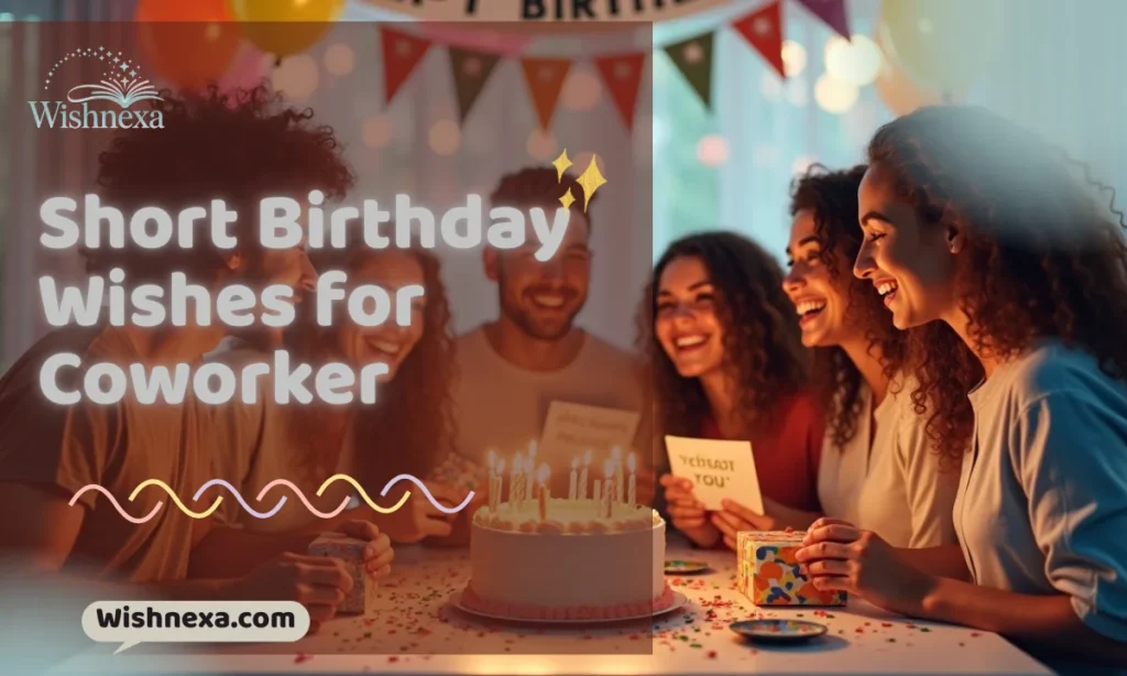 Short Birthday Wishes for Coworker