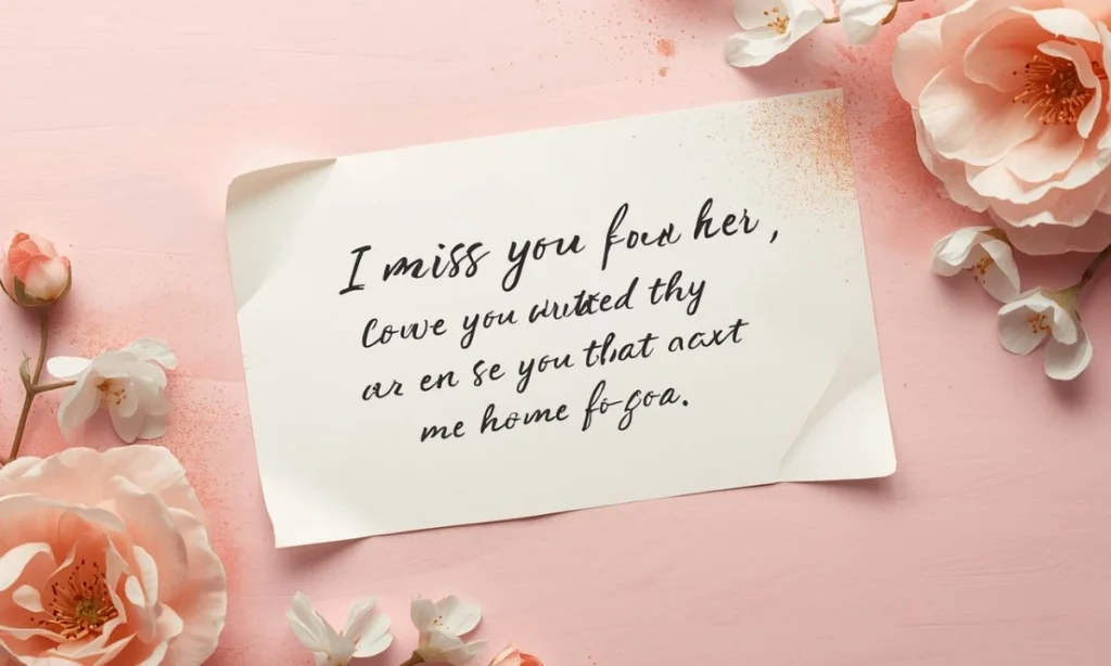 Short Missing You Messages for Her