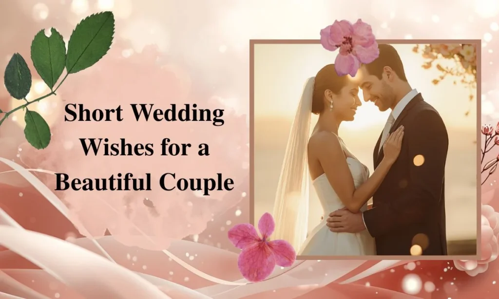 Short Wedding Wishes for a Beautiful Couple