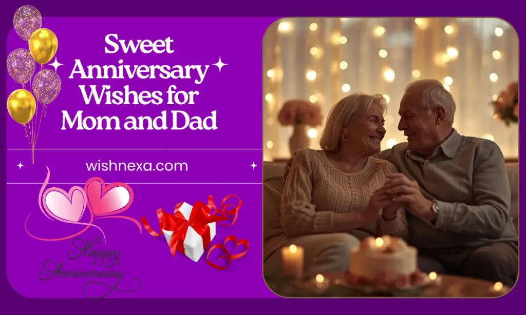 Sweet Anniversary Wishes for Mom and Dad