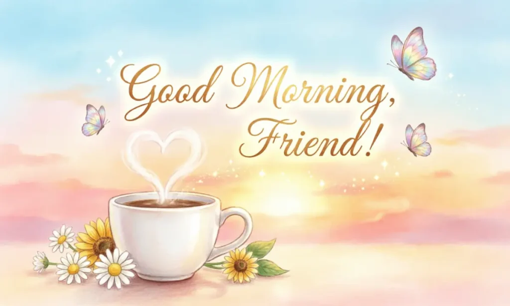 Sweet Good Morning Message for a Friend
