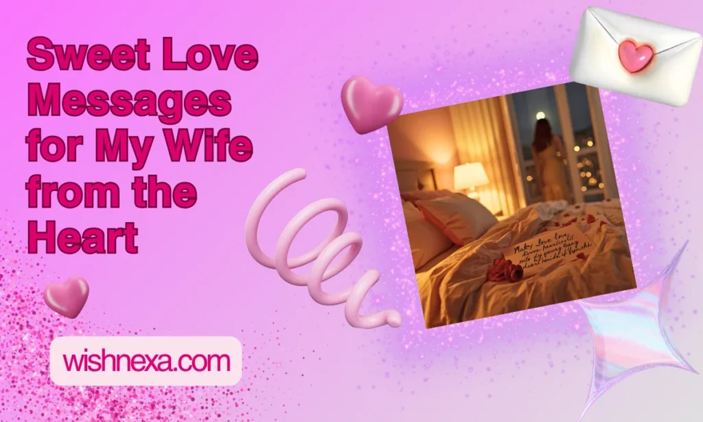 Sweet Love Messages for My Wife from the Heart