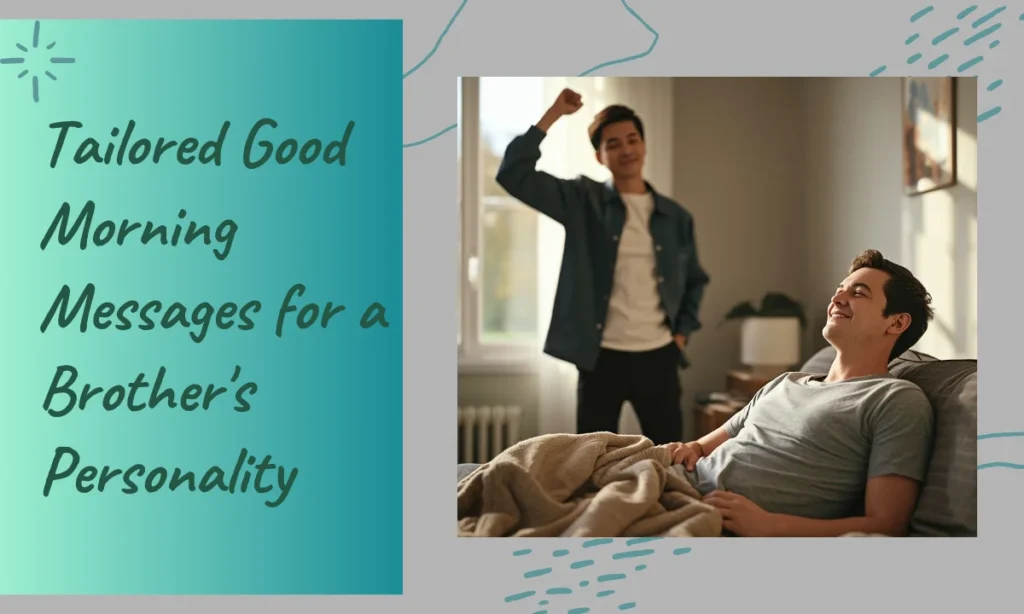 Tailored Good Morning Messages for a Brother's Personality