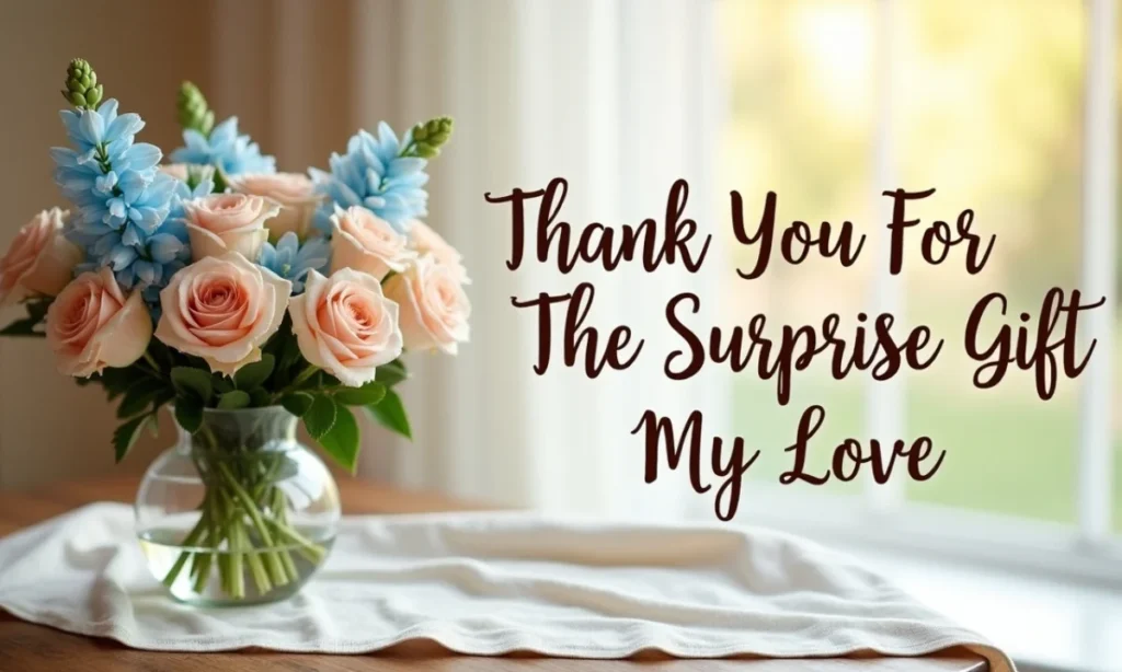 Thank You For The Surprise Gift My Love