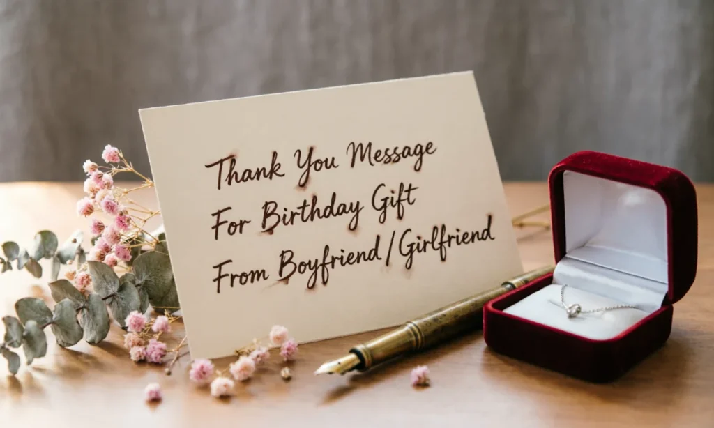 Thank You Message For Birthday Gift From Boyfriend Girlfriend