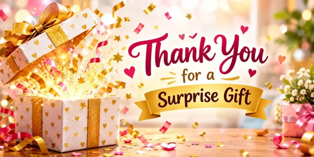 Thank You Messages for a Surprise Gift